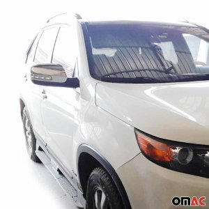 Kia Sorento Mirror Cover - Omac - S.Steel - Gloss Silver - '11-'15
